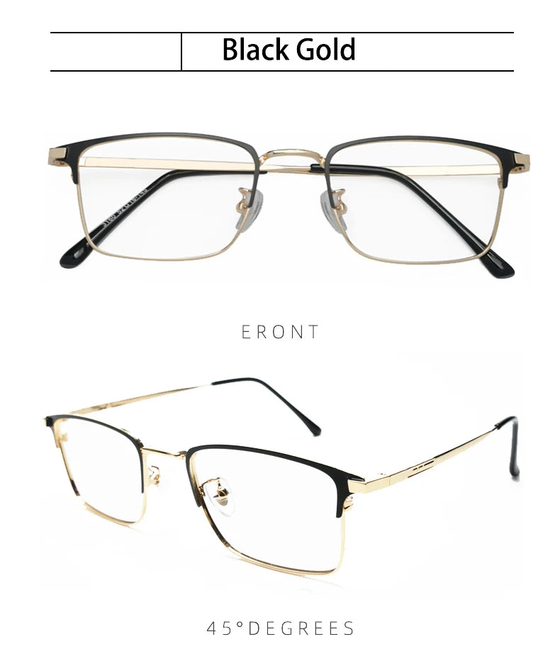 Kocolior Unisex Full Rim Square Alloy Reading Glasses 3160 Reading Glasses Kocolior