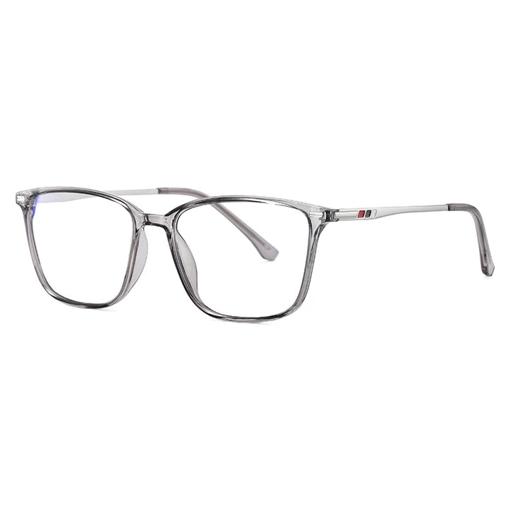 Brightzone Unisex Full Rim Square Tr 90 Titanium Eyeglasses 55142