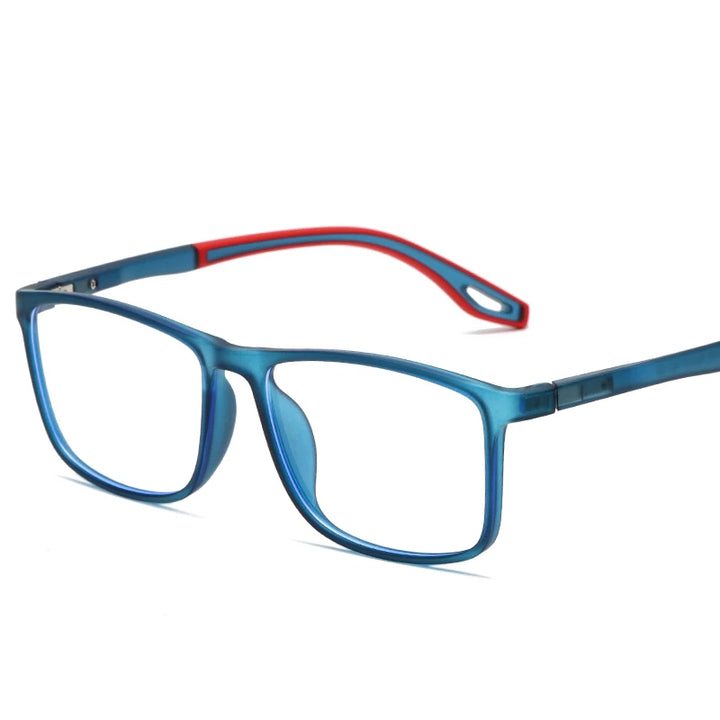 Reven Jate Unisex Full Rim Square Plasttic Eyeglasses 81306 Full Rim Reven Jate C5