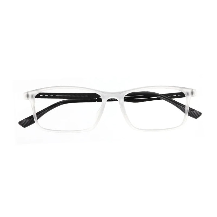 Xbora Unisex Full Rim Square Tr 90 Titanium Eyeglasses 2008