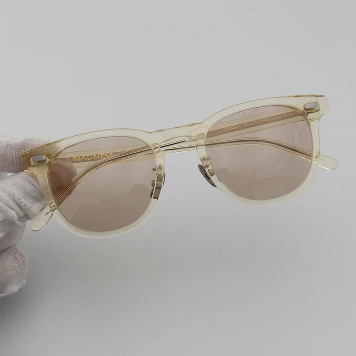 Black Mask Mens Full Rim Square Acetate Sunglasses Bmypdann Full Rim Black Mask Yellow-Tawny As Shown
