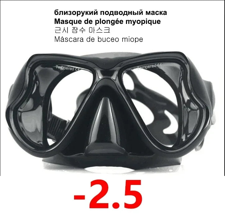 Aleefa Unisex Goggle Plastic Resin Lens Pc Silicone Swim Mask 64202