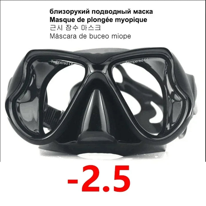Aleefa Unisex Goggle Plastic Resin Lens Pc Silicone Swim Mask 64202