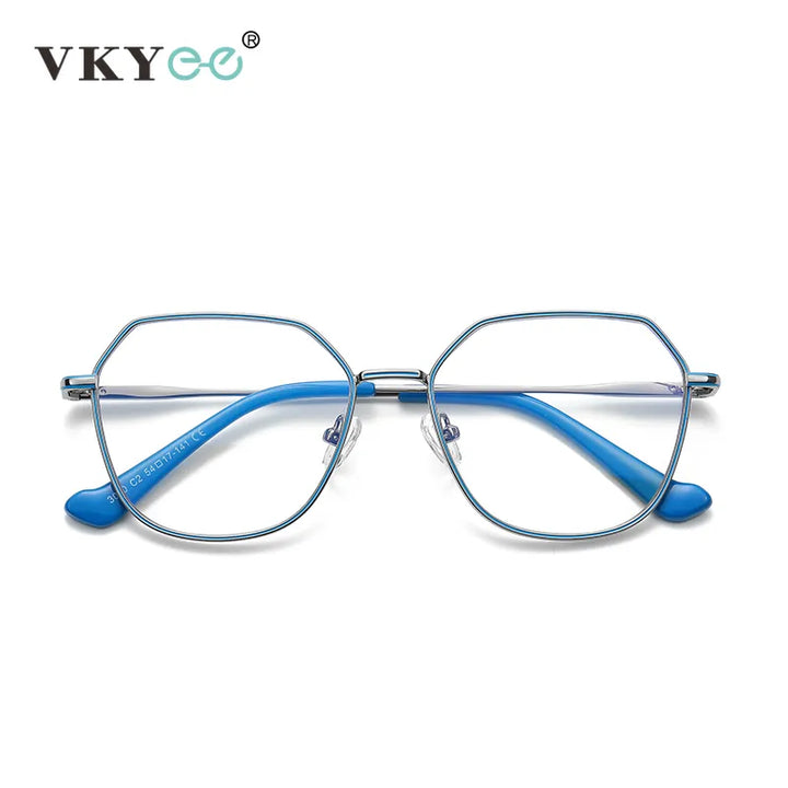 Vicky Women's Full Rim Polygon Alloy Reading Glasses 3040 Reading Glasses Vicky PFD3040-C2 China 0