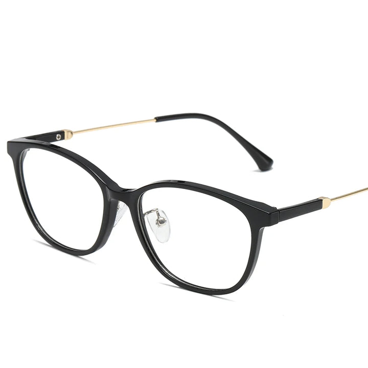 Reven Jate Unisex Full Rim Round Plastic Eyeglasses 81290 Full Rim Reven Jate C1