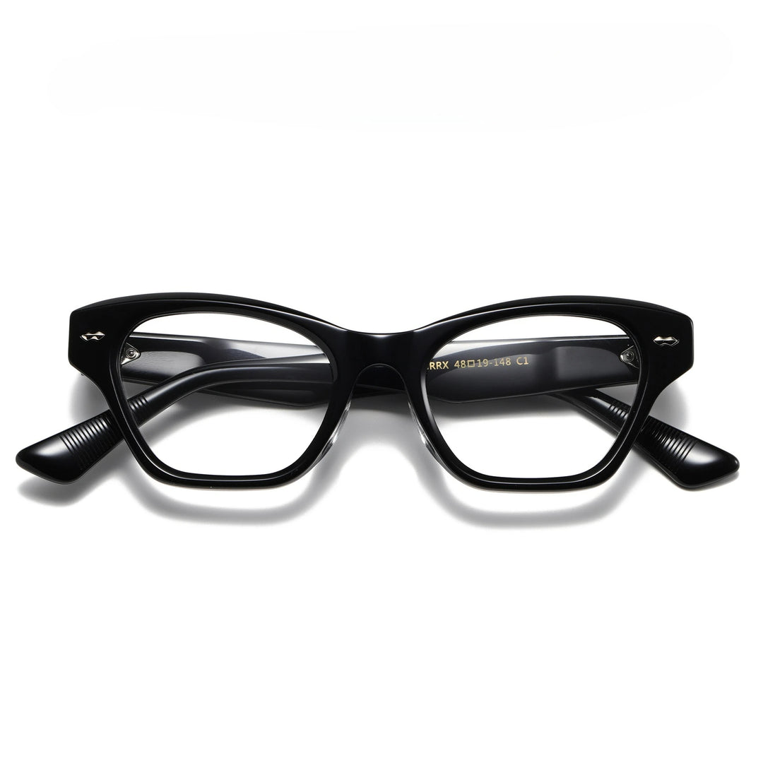 Hewei Unisex Full Rim Square Acetate Eyeglasses 59150