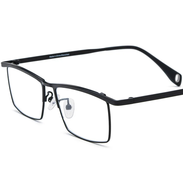 Nobler Unisex Full Rim Brow Line Square Titanium Eyeglasses 85911