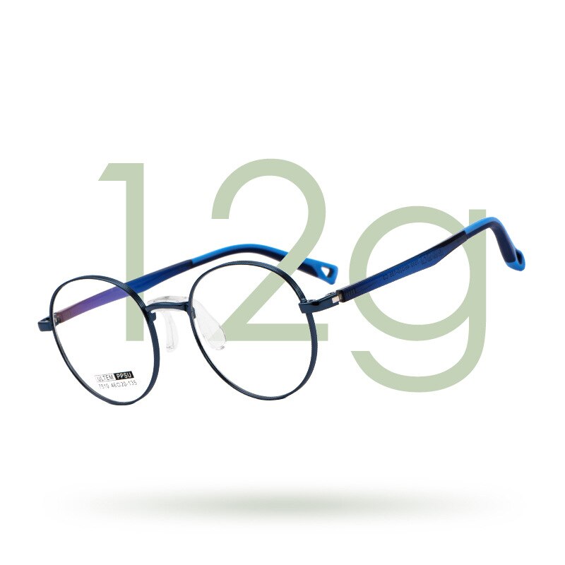 Yimaruili Unisex Youth's Full Rim Round Tr 90 Alloy Eyeglasses 7510S Full Rim Yimaruili Eyeglasses