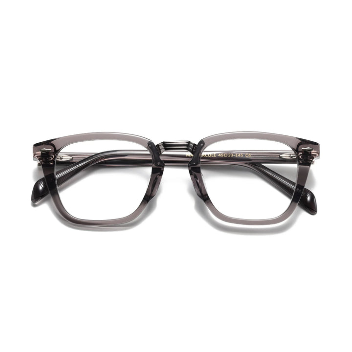 Aror Women's Full Rim Square Thick Acetate Alloy Eyeglasses 19133