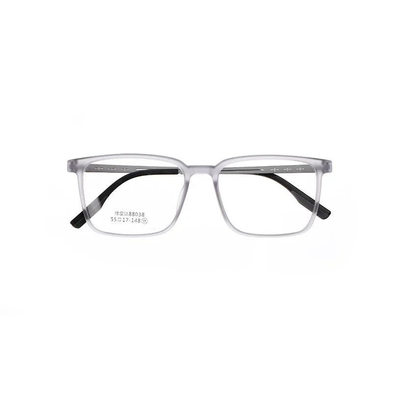 Xbora Unisex Full Rim Square Tr 90 Titanium Eyeglasses 88038