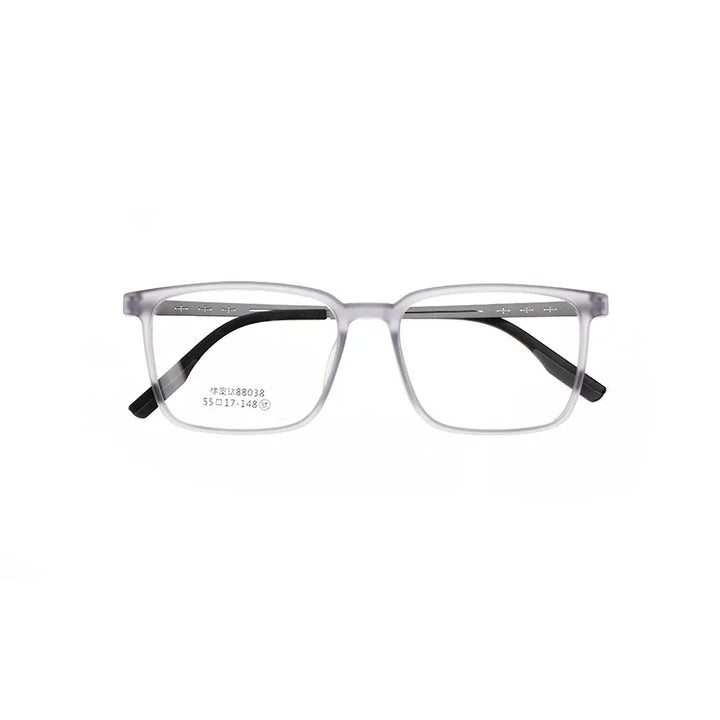 Xbora Unisex Full Rim Square Tr 90 Titanium Eyeglasses 88038