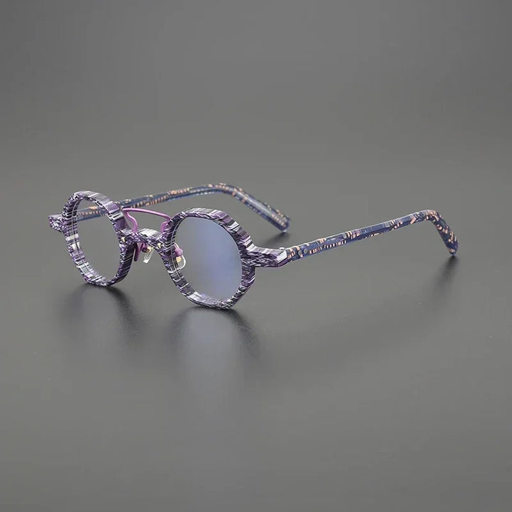 Hewei Unisex Full Rim Polygon Double Bridge Acetate Alloy Eyeglasses 3942 Full Rim Hewei C1