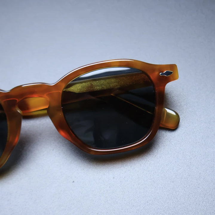 Gatenac Unisex Full Rim Square Acetate Polarized Sunglasses M001 Sunglasses Gatenac   