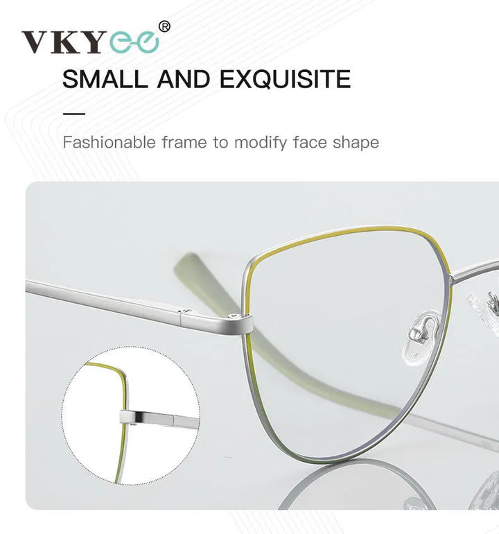 Vicky Unisex Full Rim Large Cat Eye Tr 90 Titanium Reading Glasses 3081 Reading Glasses Vicky