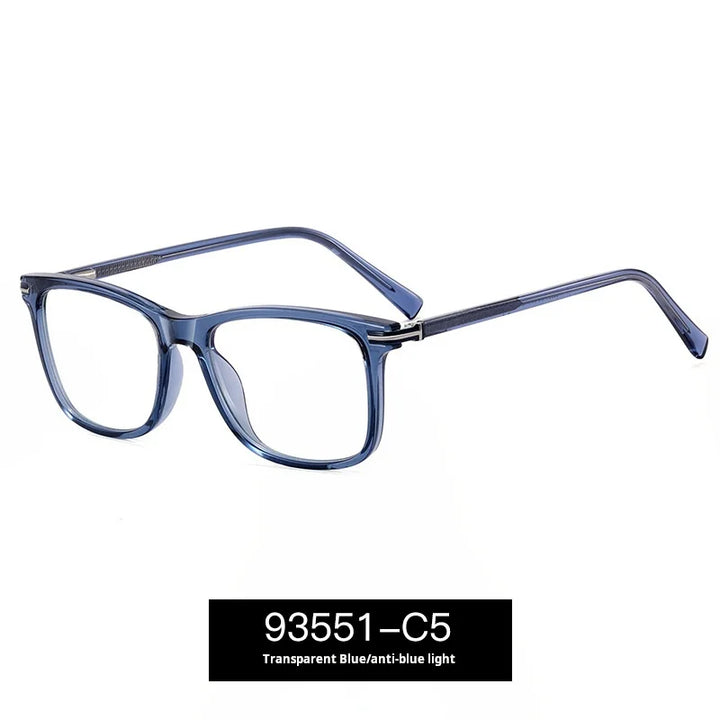 Momoja Women's Full Rim Square Tr 90 Alloy Eyeglasses 93551