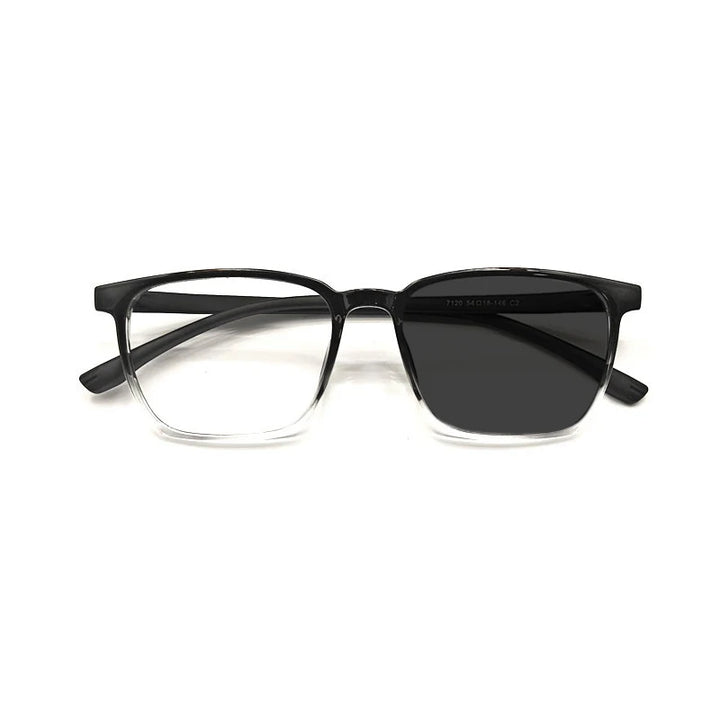 Kocolior Unisex Full Rim Square Tr 90 Acetate Hyperopic Reading Glasses 7120 Reading Glasses Kocolior