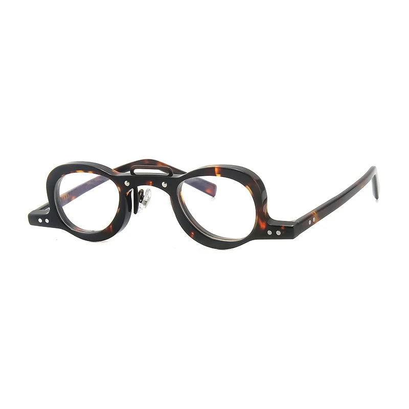 Gatenac Women's Full Rim Oval Double Bridge Acetate Eyeglasses G56064