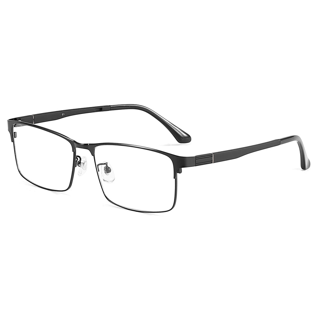 Xbora Unisex Full Rim Square Alloy Eyeglasses 34257