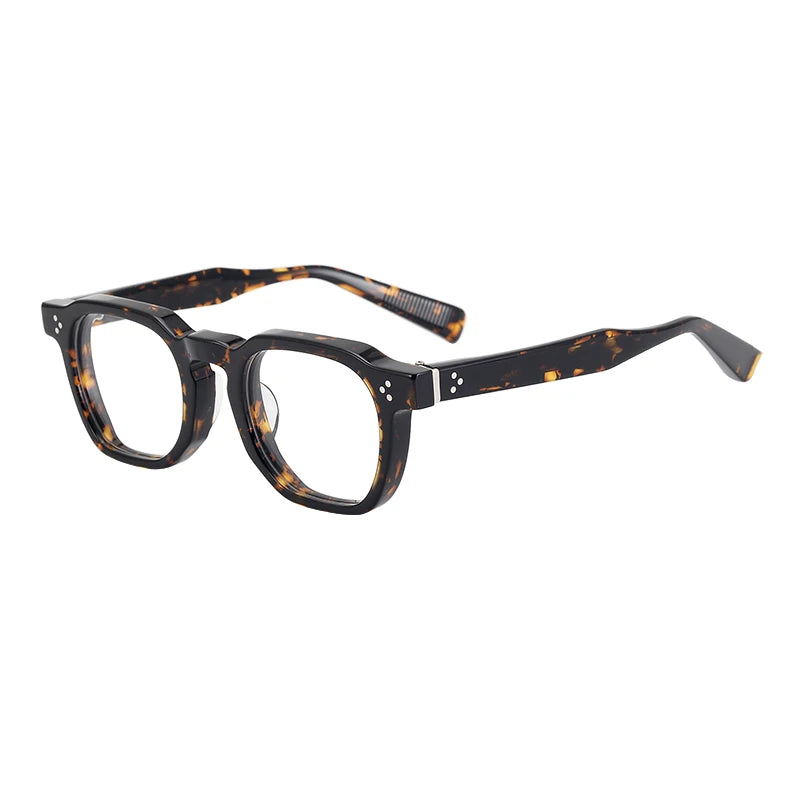 Nobler Unisex Full Rim Square Thick Acetate Eyeglasses 0527 Full Rim Nobler