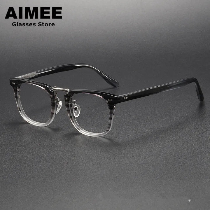 Aimee Women's Full Rim Square Acetate Eyeglasses 198001