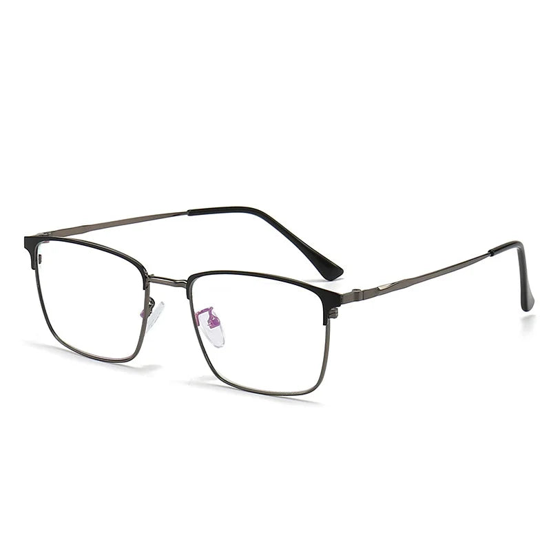 Gmei Women's Full Rim Square Titanium-Alloy Eyeglasses 53125