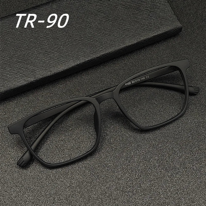 Kocolior Unisex Full Rim Square Tr 90 Acetate Hyperopic Reading Glasses 7120 Reading Glasses Kocolior