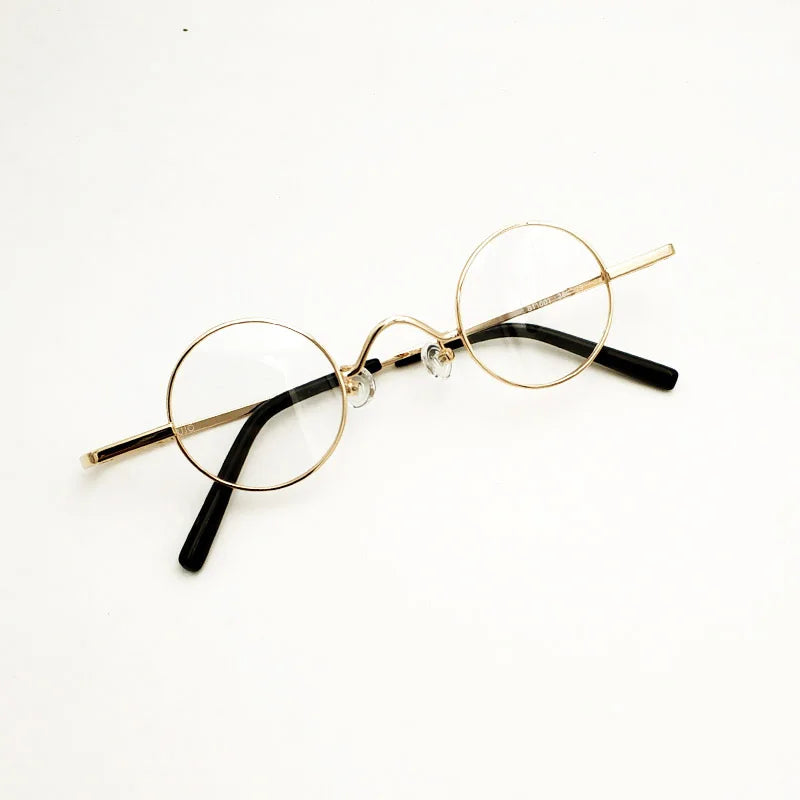 Yujo Unisex Full Rim Small Round Alloy Reading Glasses 811001 Reading Glasses Yujo