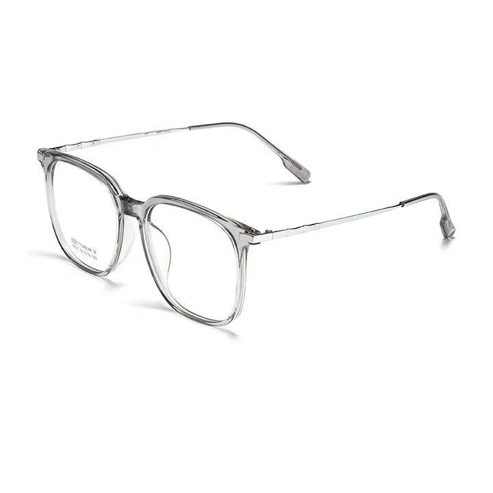 Xbora Unisex Full Rim Square Tr 90 Acetate Eyeglasses 50017