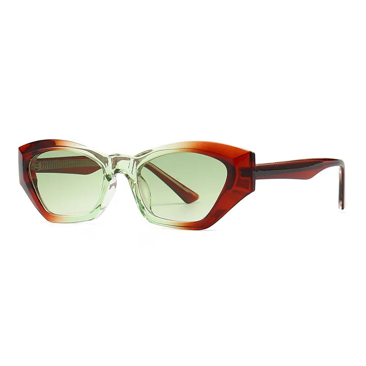 CCspace Unisex Full Rim Cat Eye Tr 90 Titanium Eyeglasses 56842 Full Rim CCspace C2Tea