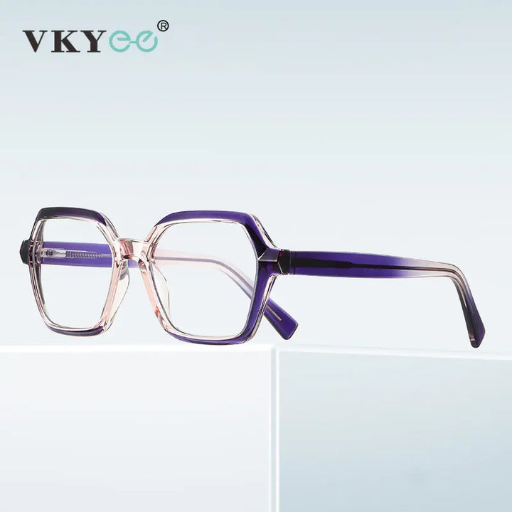 Vicky Unisex Full Rim Tr 90 Stainless Steel Square Reading Glasses 2162 Reading Glasses Vicky