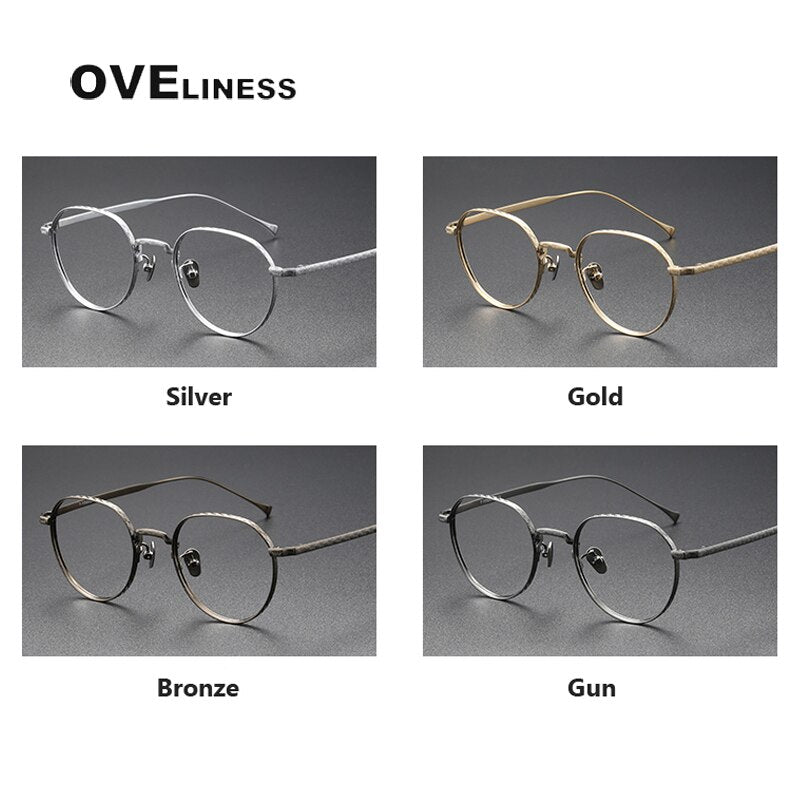 Oveliness Unisex Full Rim Square Titanium Eyeglasses 169 Full Rim Oveliness