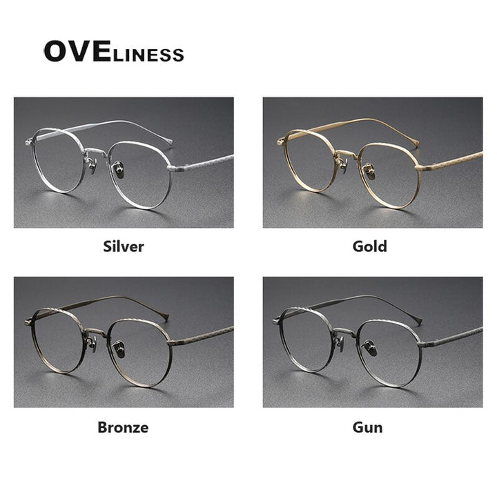 Oveliness Unisex Full Rim Square Titanium Eyeglasses 169 Full Rim Oveliness