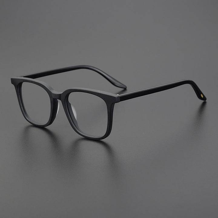 Gatenac Unisex Full Rim Square Acetate Eyeglasses Gxyj1024 Full Rim Gatenac