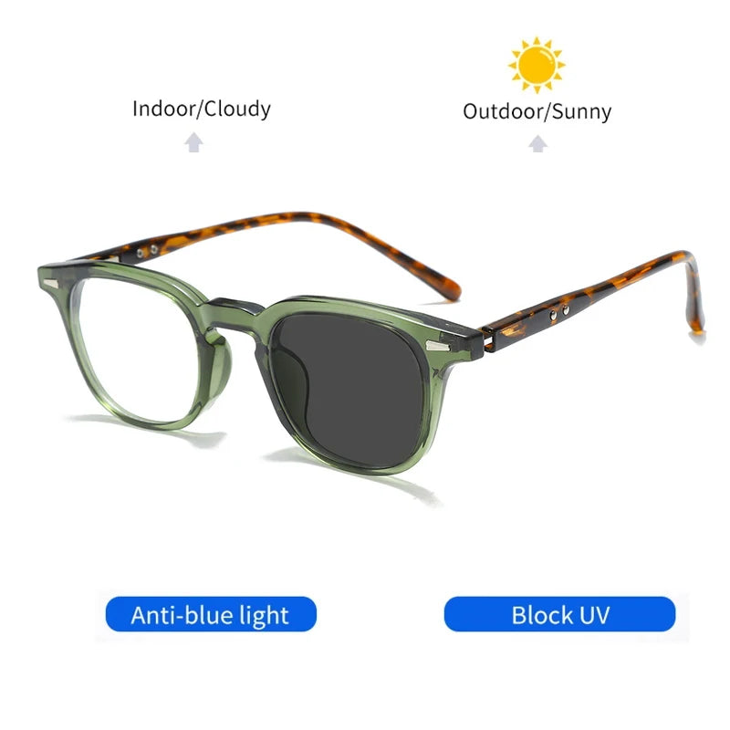 Kocolior Unisex Full Rim Square Acetate Eyeglasses L7156 Full Rim Kocolior