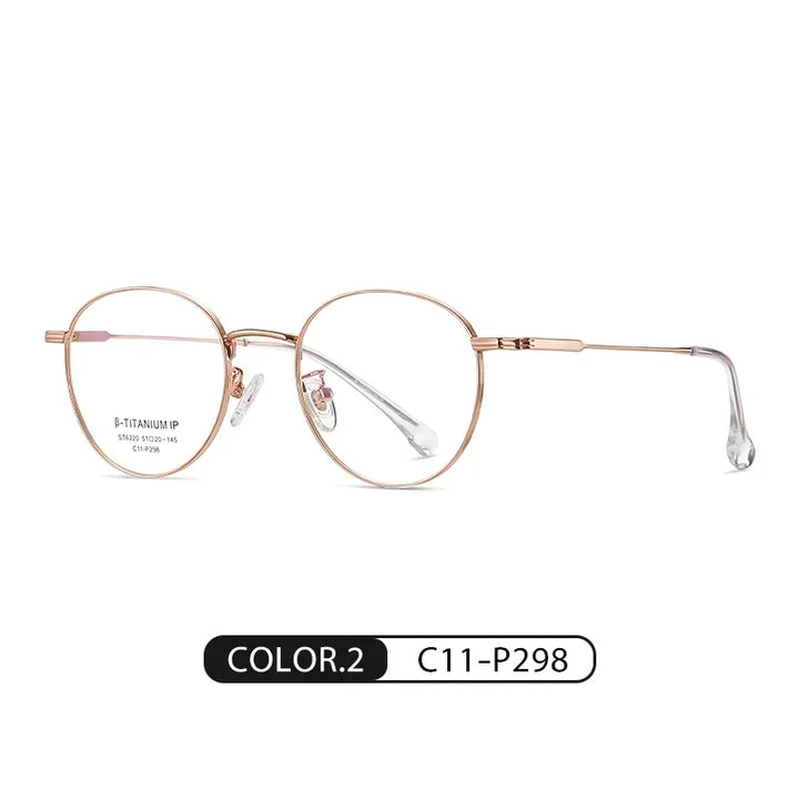 Vicky Unisex Full Rim Round Titanium Reading Glasses St6220 Reading Glasses Vicky ST6220-C2-C11-P298 0