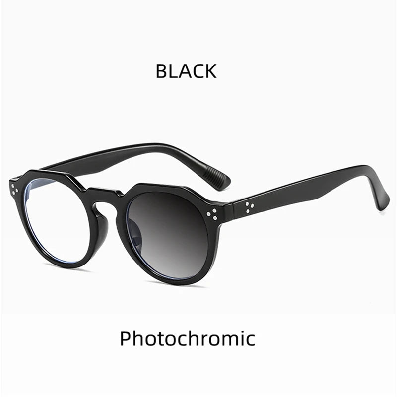 Kocolior Unisex Full Rim Round Acetate Reading Glasses 3395 Reading Glasses Kocolior