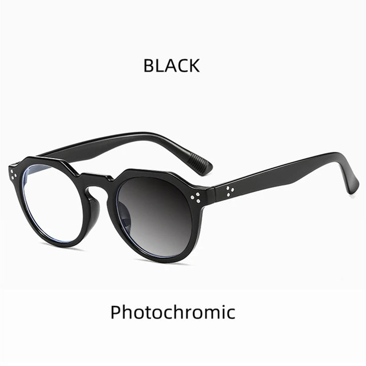 Kocolior Unisex Full Rim Round Acetate Reading Glasses 3395 Reading Glasses Kocolior