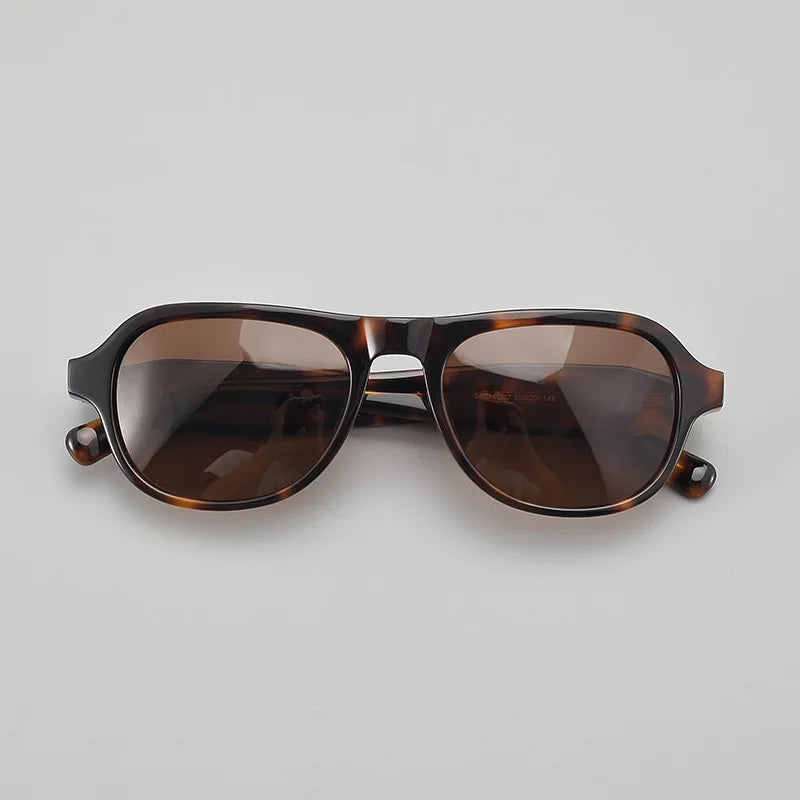 Black Mask Unisex Full Rim Square Acetate Polarized Sunglasses 5002 Sunglasses Black Mask