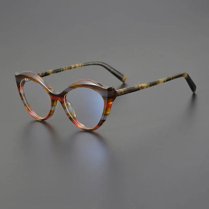 Nobler Unisex Full Rim Oval Cat Eye Acetate Eyeglasses G009 Full Rim Nobler C2