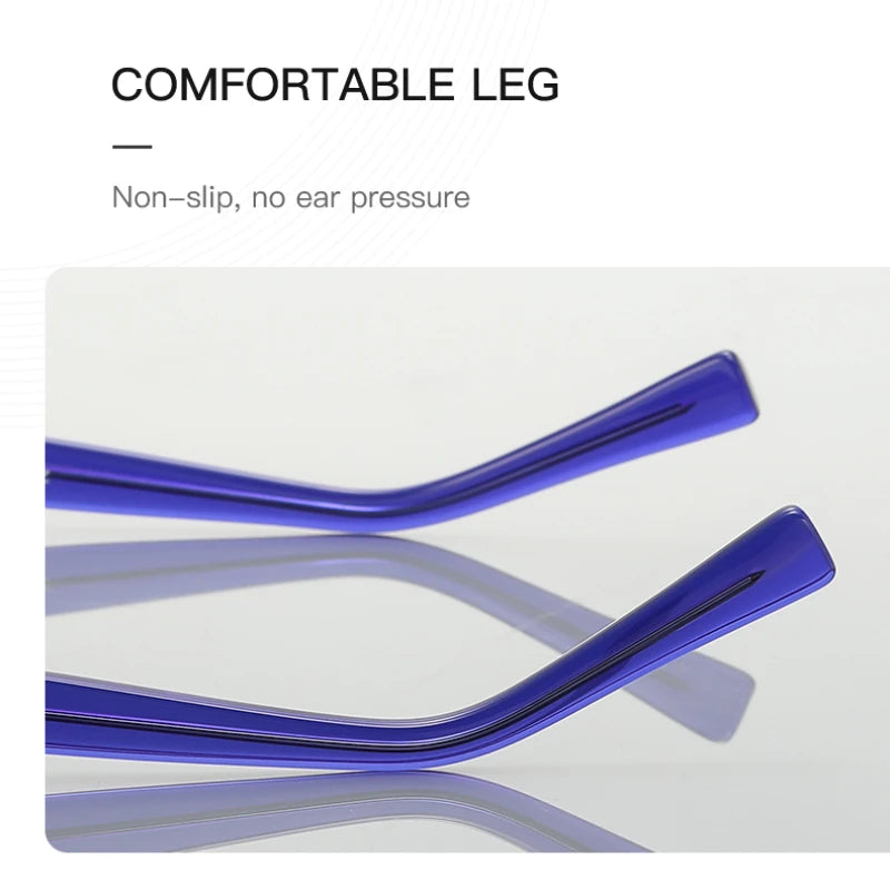 Vicky Women's Full Rim Oversized Polygon Tr 90 Stainless Steel Reading Glasses 2143 Reading Glasses Vicky