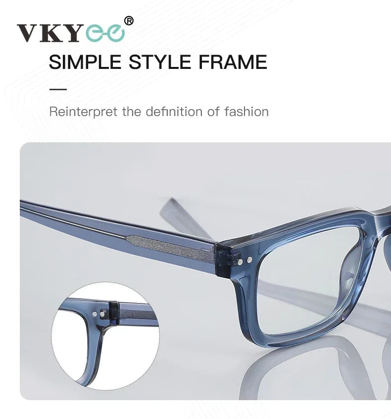 Vicky Unisex Full Rim Tr 90 Alloy Square Reading Glasses 2169 Reading Glasses Vicky