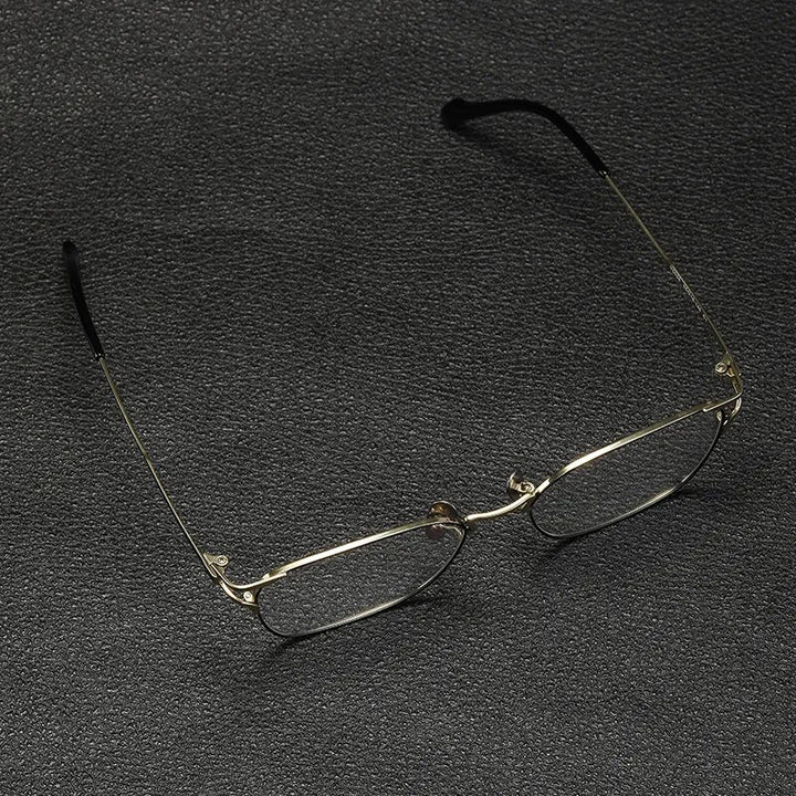 Gatenac Unisex Full Rim Square Titanium Eyeglasses Gxyj1138 Full Rim Gatenac