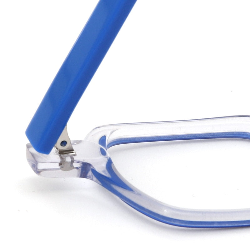 Muzz Unisex Full Rim Flat Top Round Acetate Eyeglasses 016 Full Rim Muzz