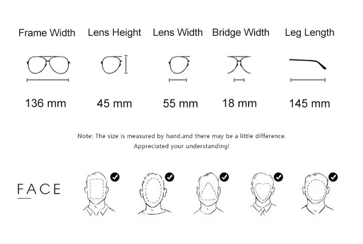 Krasivyy Women's Rimless Flat Top Polygon Titanium Eyeglasses 316026