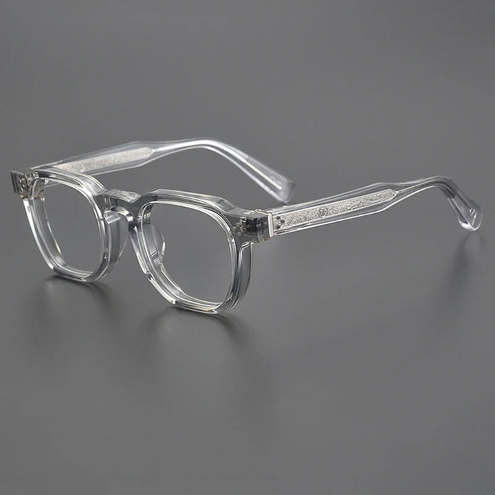 Nobler Unisex Full Rim Square Thick Acetate Eyeglasses 0527 Full Rim Nobler C4