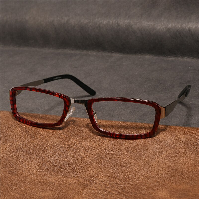 Cubojue Unisex Full Rim Rectangle Alloy Presbyopic Reading Glasses 2108p Reading Glasses Cubojue