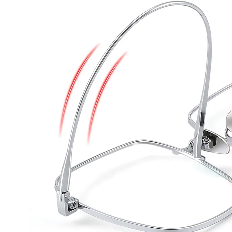 Muzz Unisex Full Rim Oversized Square Titanium Eyeglasses 121219 Full Rim Muzz