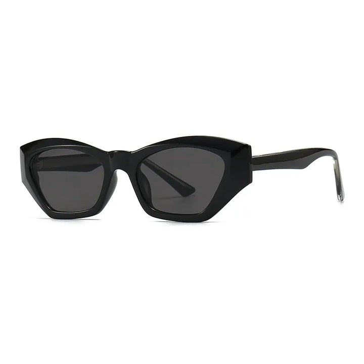 CCspace Unisex Full Rim Cat Eye Tr 90 Titanium Eyeglasses 56842 Full Rim CCspace C1Black