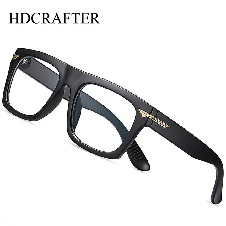 Hdcrafter Unisex Full Rim Square Tr 90 Acetate Eyeglasses 3394 Full Rim Hdcrafter Eyeglasses