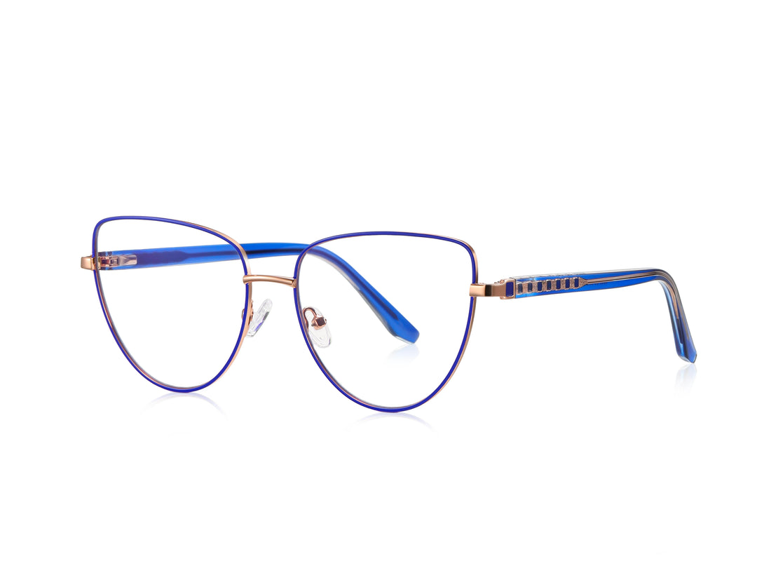 Vicky Unisex Full Rim Alloy Cat Eye Reading Glasses 3065 Reading Glasses Vicky PFD3065-C3 0